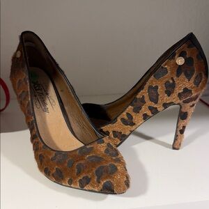 Leopard Print Stiletto Heels